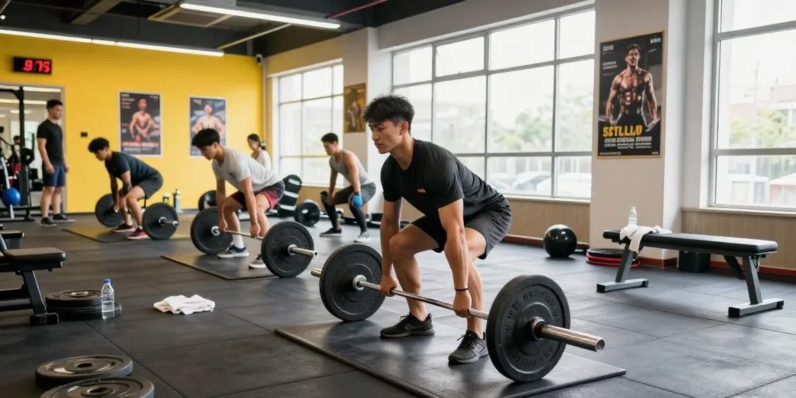 Prime Pharma Steroiden: Fitness enthusiasts training with premium anabolic supplements in a modern gym