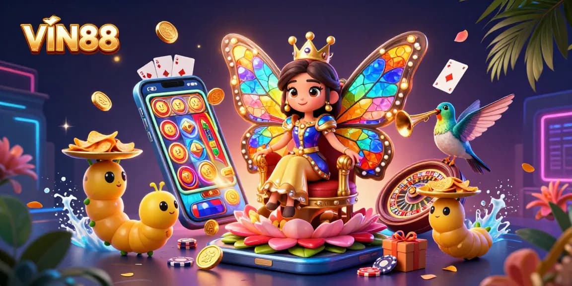 Experience thrilling jackpots with VIN88's exciting games and immersive 3D visuals.
