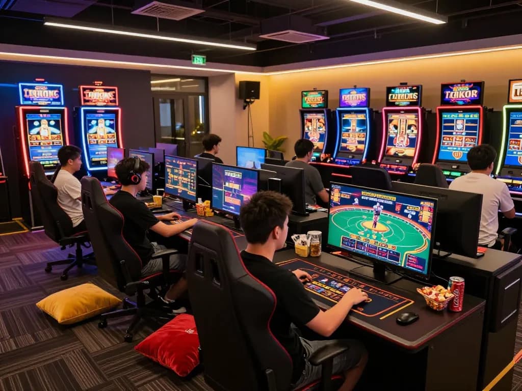 Engaging online gameplay scene at 79king, showcasing an immersive gaming setup