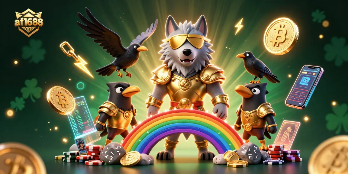Engage with the vibrant world of af1688, showcasing a dynamic casino theme with mythical characters.