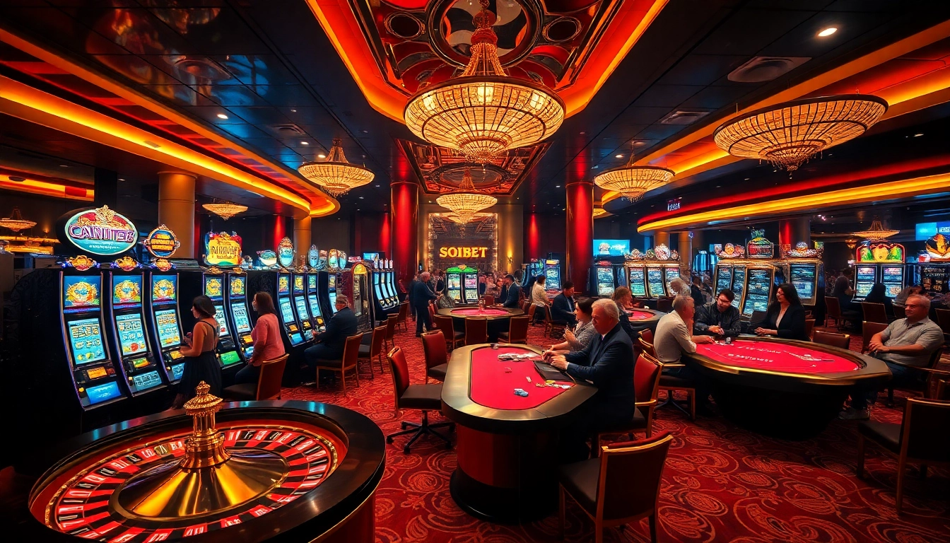 Experience thrilling games at Soibet ไทย with engaging players and vibrant casino elements.