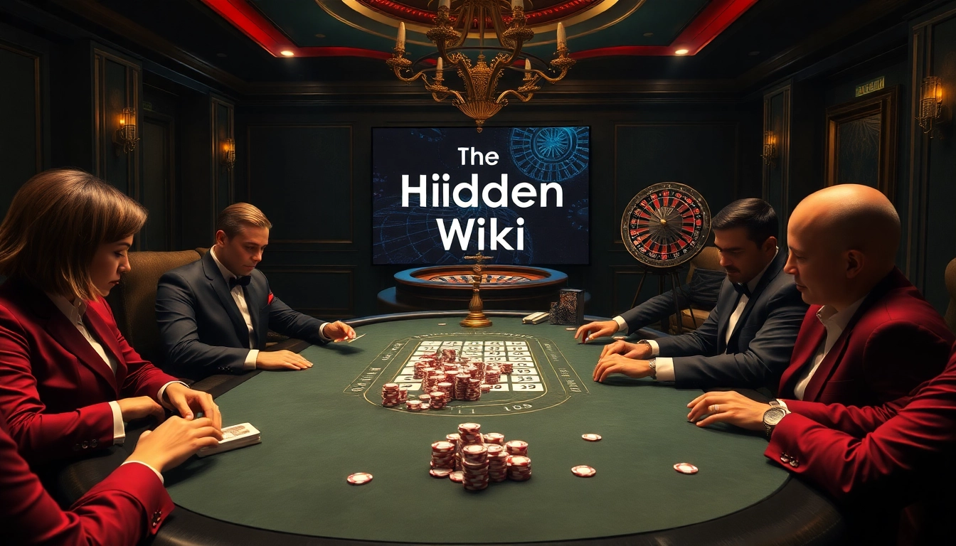 The hidden wiki offers essential insights for poker players strategizing in a luxurious casino setting.