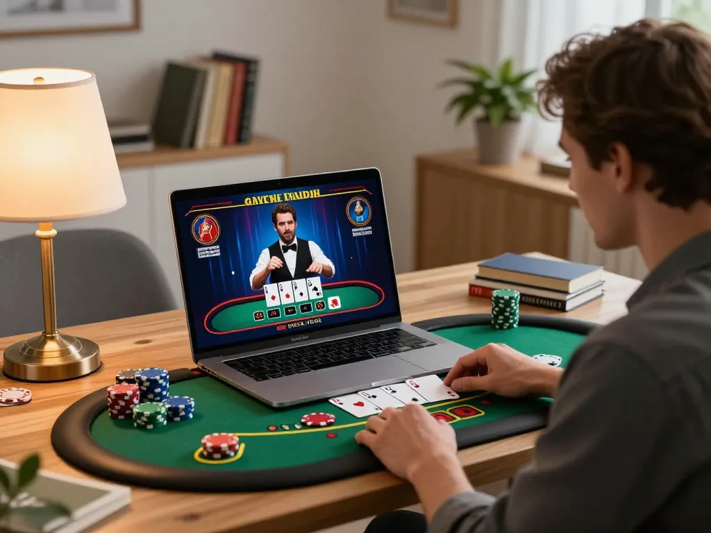 Engaging in live dealer blackjack at home with go88vn's exciting online casino.