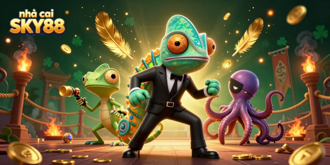 Elevate your gaming at nhà cái SKY88 with vibrant casino action and dynamic 3D characters.