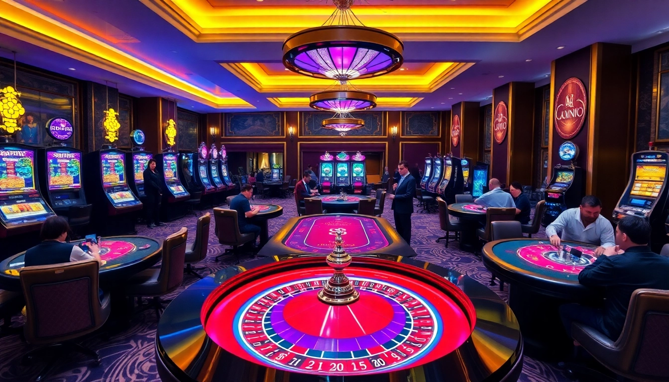 Exciting casino gaming scene featuring go+99 rewards and engaging players.