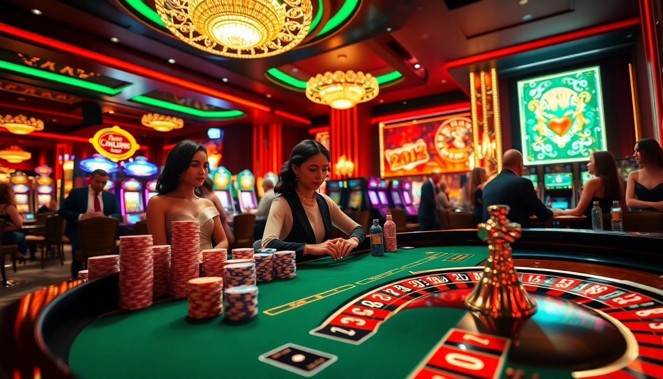 Exciting roulette action in a luxury casino featuring Truyên ma hay nhất elements for an immersive gambling experience.