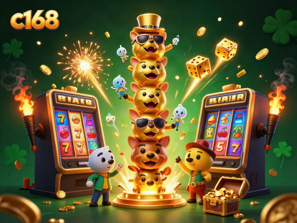 Engage with the vibrant c168 casino experience featuring dynamic totem pole and thrilling jackpots.