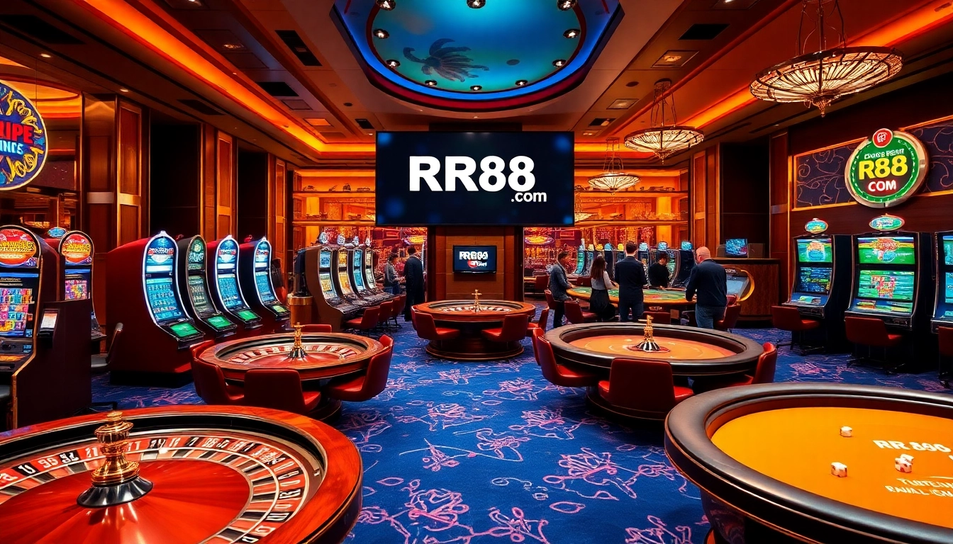 Experience the excitement of RR88 Com with dynamic casino action at luxurious gaming tables.