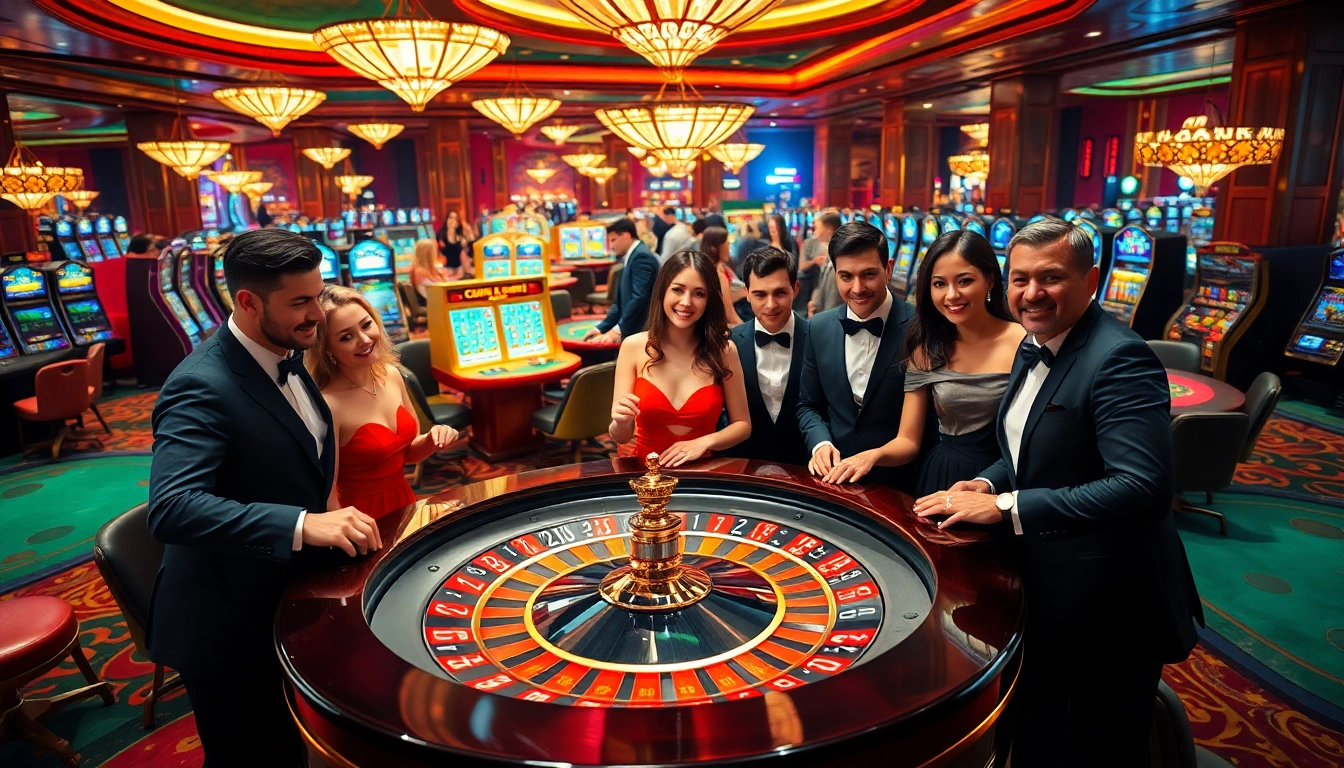 Experience the thrill of gaming at nhà cái lu88, featuring elegant roulette and poker tables.